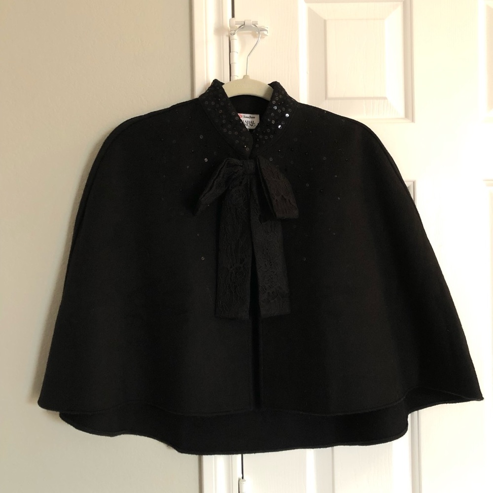 Prabal Gurung Neiman Marcus Black Cape one size